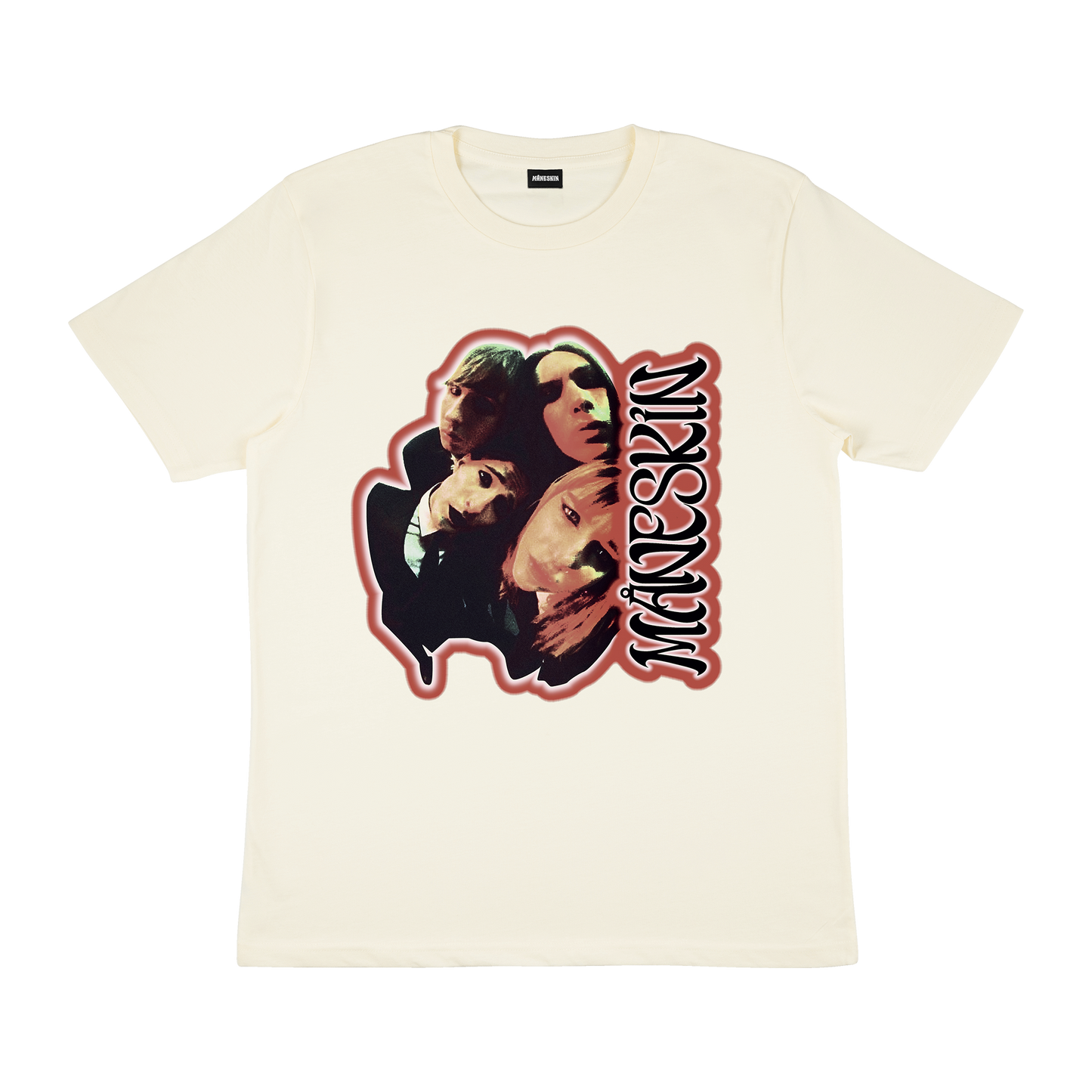 Maneskin Fisheye Cotton T-Shirt