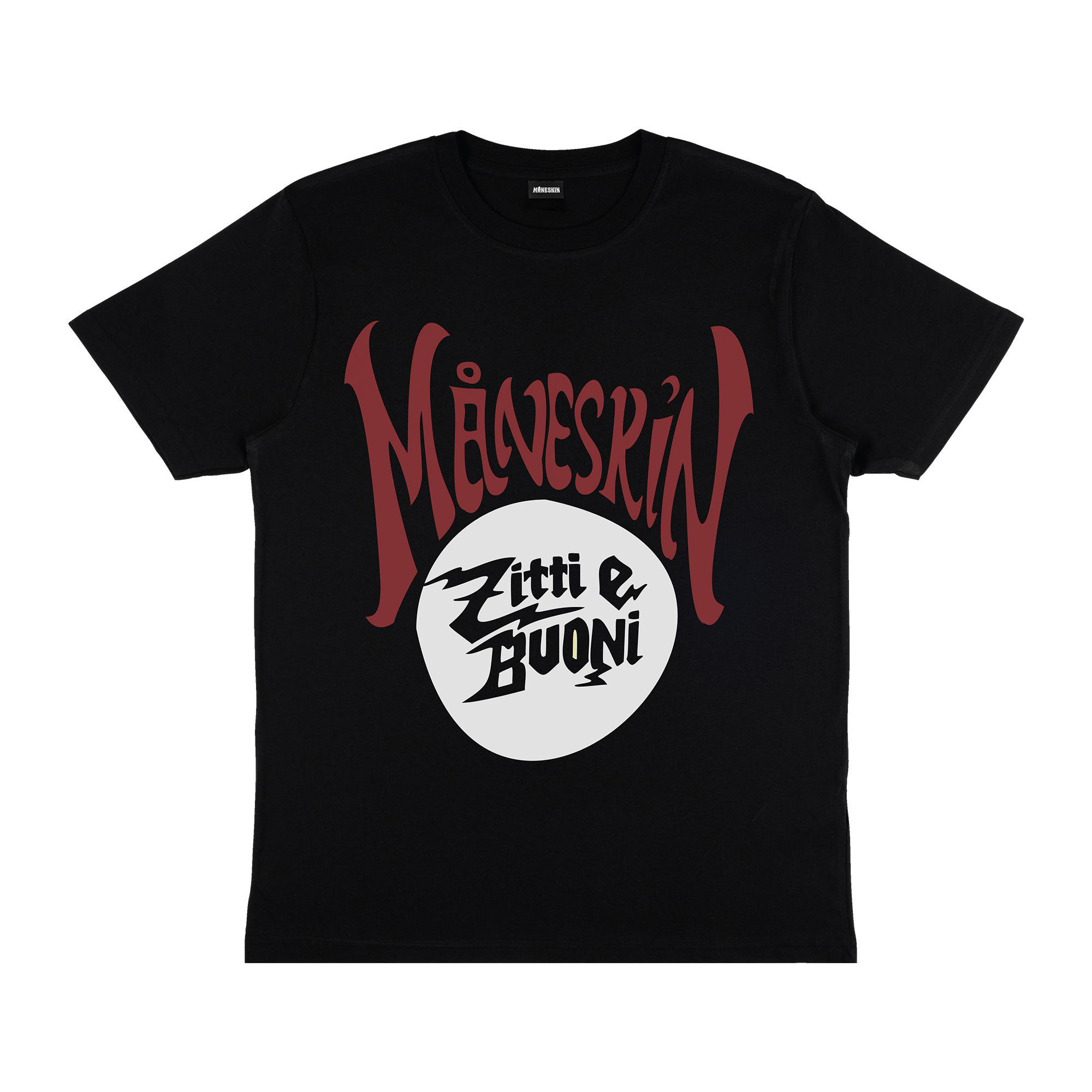 Zitti e Buoni Black T-Shirt | Official Store – Måneskin