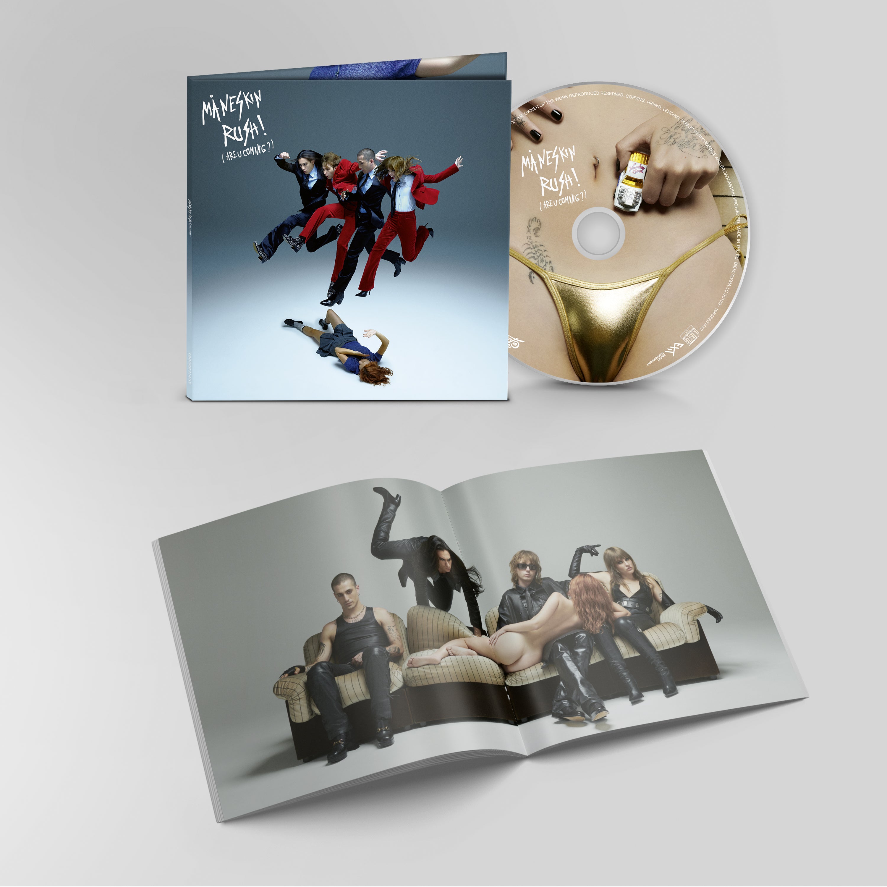 Rush Are U Coming Rush Deluxe Cd Official Store Måneskin 3035